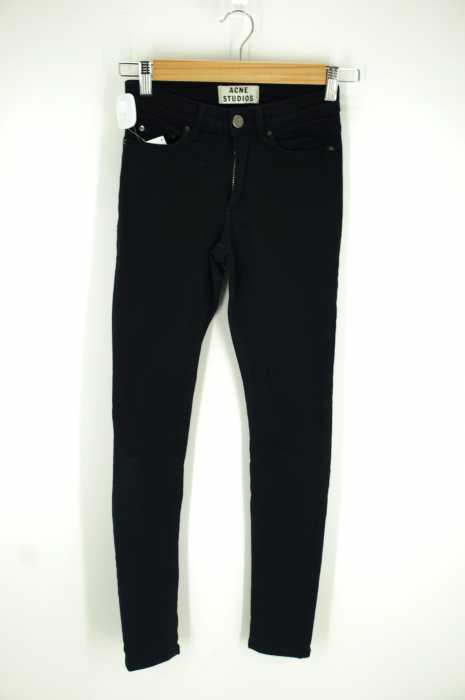 ACNE STUDIOS （アクネストゥディオズ） SKIN 5 LACEY BLACK　ストレッチパンツ レディース パンツ
