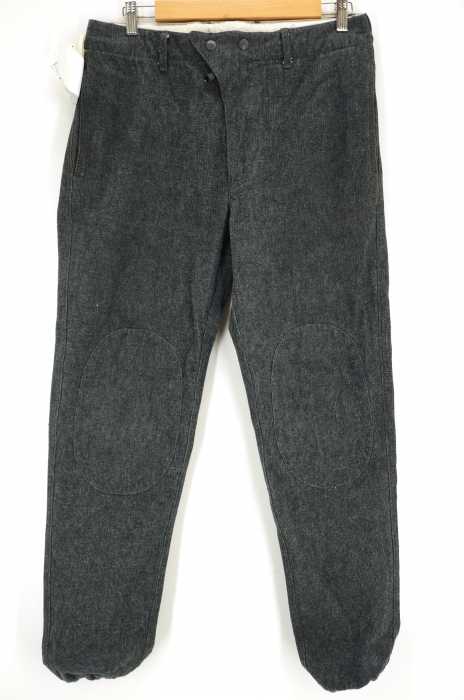 Engineered Garments (エンジニアードガーメンツ) E-1 Pant - Heavy Brushed HB シンチバック&ニーパッチ ヘリンボーン柄パンツ メンズ パンツ