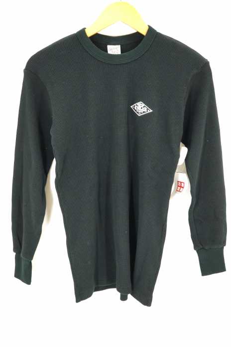 CALEE （キャリー） 18SS L/S CREW NECK THERMAL ワッフルサーマルカットソー ワンポイントロゴ メンズ トップス
