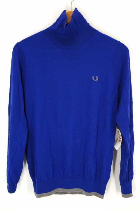 FRED PERRY （フレッドペリー） 月桂樹刺繍タートルネックニット メンズ トップス
