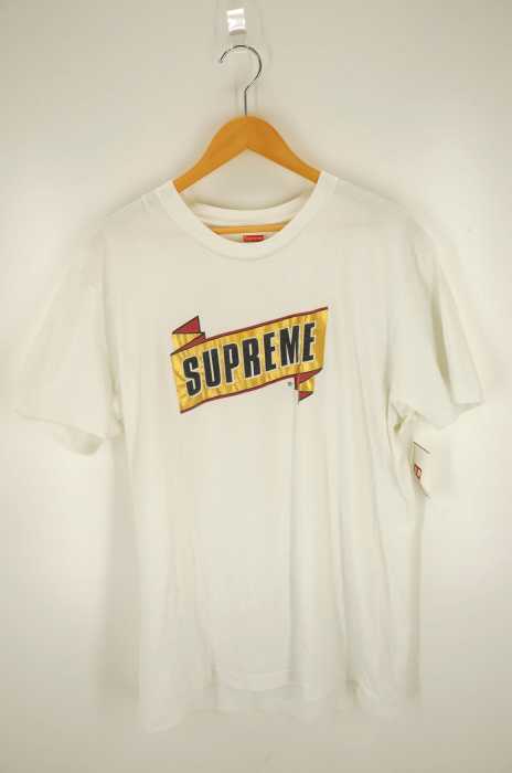 Supreme （シュプリーム） Logo Tee  ロゴ箔プリントTシャツ メンズ トップス