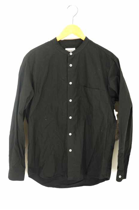 MANUAL ALPHABET （マニュアル アルファベット） LOOSE FIT BAND COLLAR SHT  ルーズフィットバンドカラーシャツ メンズ トップス