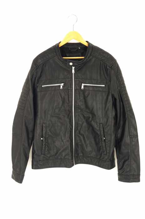 BLACK RIVET（ブラックリベット） シングル レザー ライダース メンズ アウター