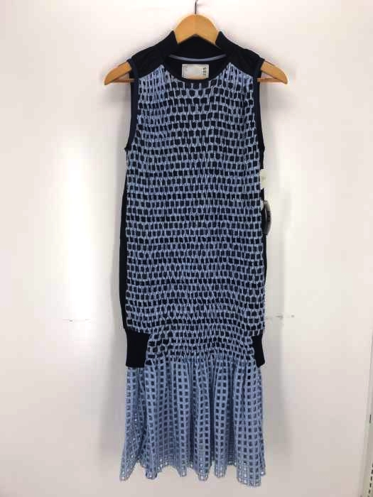 Sacai（サカイ） ノースリーブ 素材切替 レディース ワンピース