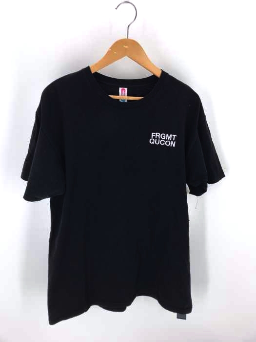 QUCON（キューコン） オフィシャルロゴ刺繍Tシャツ メンズ トップス