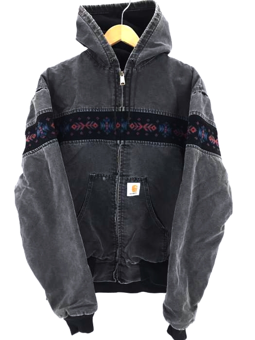 Carhartt（カーハート） 80s USA製 ネイティヴパターン ダックフーデッドジャケット メンズ アウター
