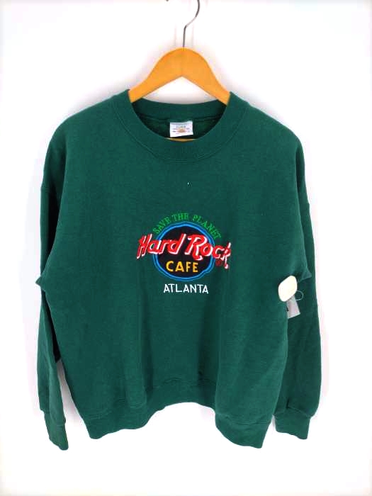 Hard Rock Cafe（ハードロックカフェ） 90S USA製 刺繍スウェット メンズ トップス