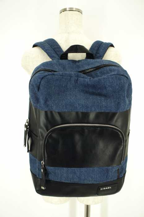 DIESEL (ディーゼル) レザー切替バックパック レディース バッグ