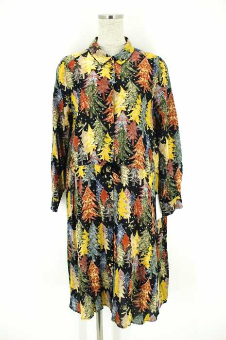 LATELIER DU SABON （） 総柄シャツワンピース レディース ワンピース