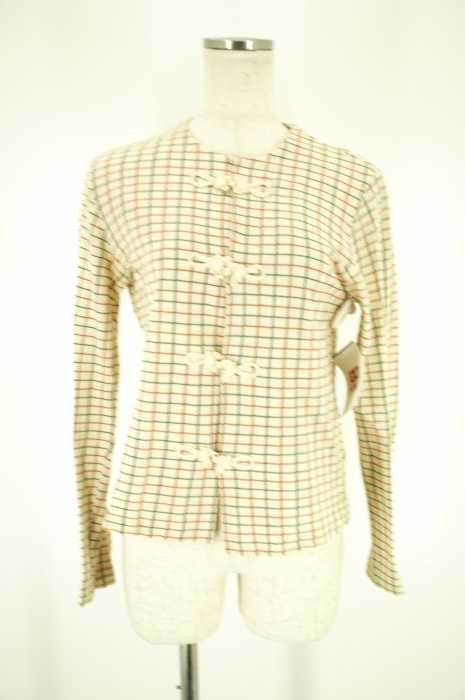 tricot COMME des GARCONS（トリココムデギャルソン） AD1997　チェック柄カンフージャケット レディース トップス