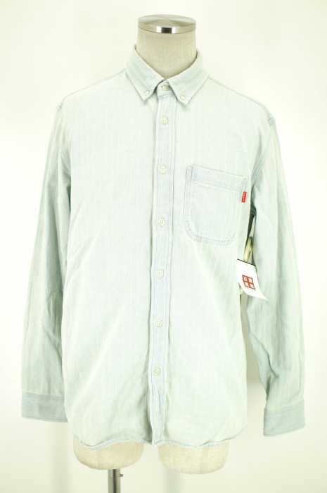 Supreme (シュプリーム) Herringbone Denim Shirt ヘリンボーンデニムシャツ ボタンダウン メンズ トップス