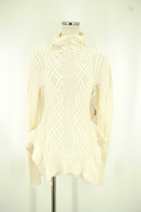 BCBG MAXAZRIA （ビーシービージーマックスアズリア） ケーブルタートルネックセーター レディース ワンピース