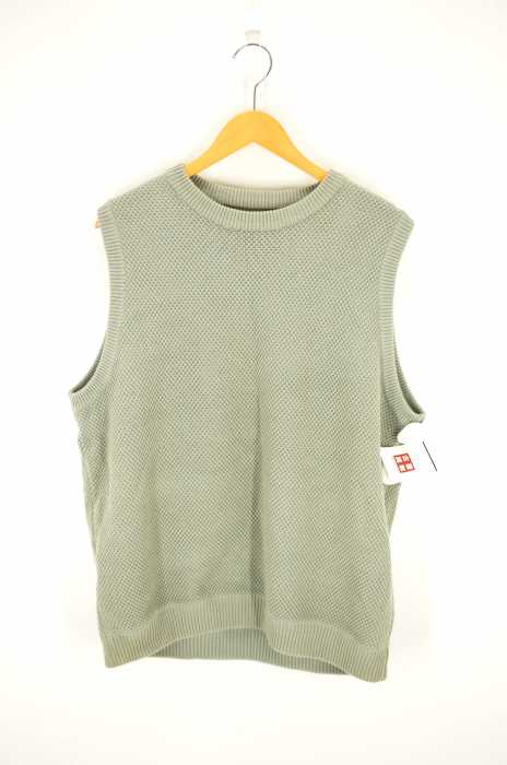 crepuscule （クレプスキュール） Lowgage Moss Stitch Vest  ローゲージニットベスト メンズ トップス