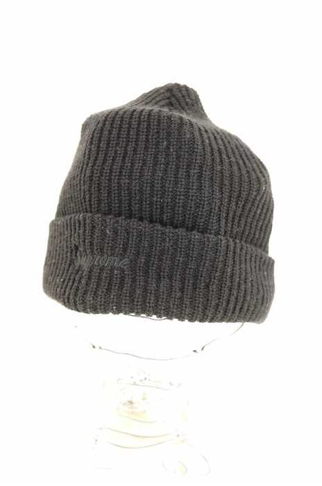 Supreme (シュプリーム) Loose Gauge Beanie スクリプトロゴビーニー メンズ 帽子