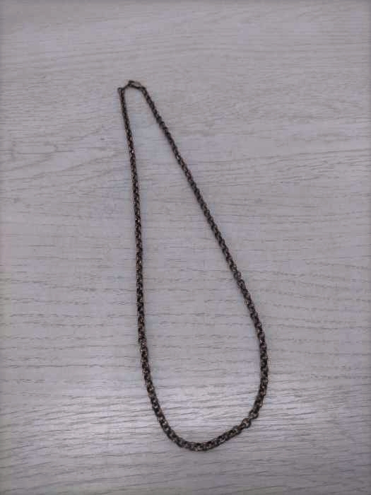 市松(イチマツ) 錆び加工 チェーンネックレス メンズ アクセサリー