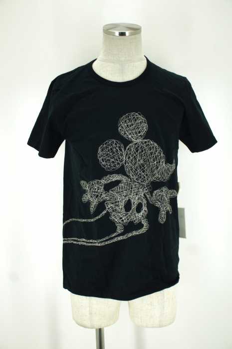A (エイス) ミッキー刺繍Tシャツ メンズ トップス