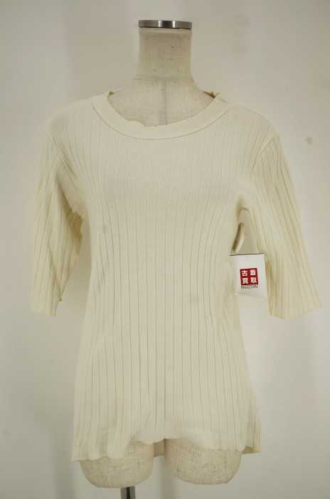 6 BEAUTY&YOUTH UNITED ARROWS (ロクビューティーアンドユースユナイテッドアローズ) RIB SHORT SLEEVE TEE カットソー レディース トップス