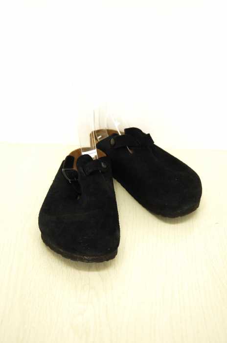 BIRKENSTOCK (ビルケンシュトック) BOSTON スウェード切替サンダル メンズ シューズ