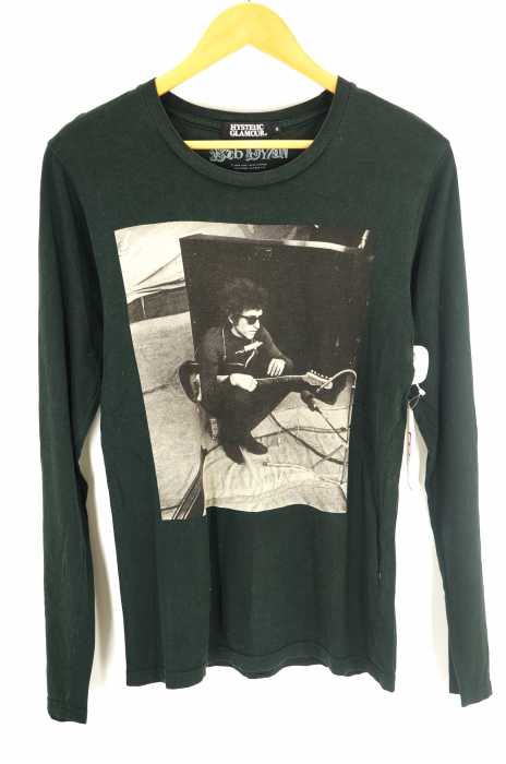 HYSTERIC GLAMOUR（ヒステリックグラマー） Bob Dylan プリントカットソー Tシャツ ロンT レター フォトプリント メンズ トップス
