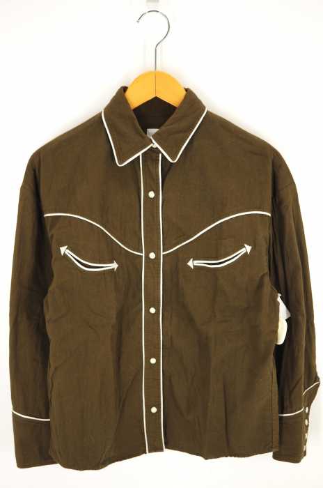 6 BEAUTY & YOUTH UNITED ARROWS（ロクビューティーアンドユースユナイテッドアローズ） コットンウェスタンシャツ レディース トップス