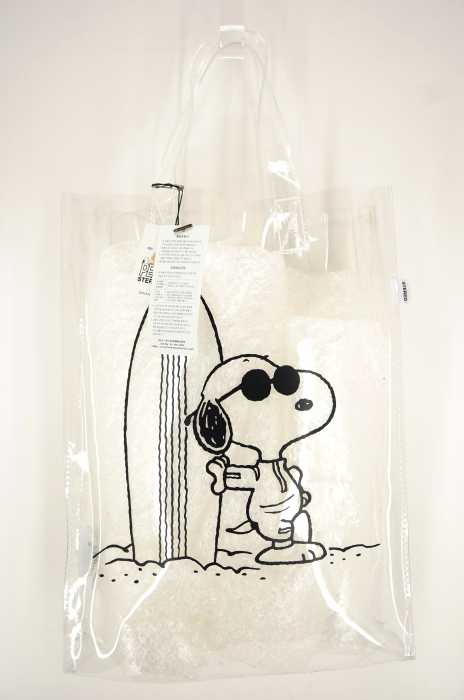 STEREO VINYLS × PEANUTS(ステレオビニールズ ピーナッツ) PVC プリントトートバッグ メンズ バッグ