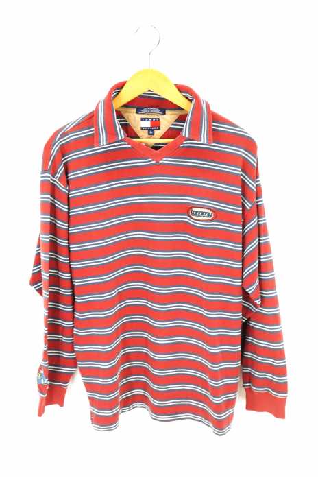 TOMMY HILFIGER （トミーヒルフィガー） 90S 襟ボーダーカットソー メンズ トップス