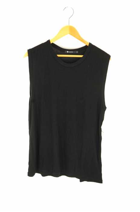T by Alexander Wang (ティーバイアレキサンダーワン) ネップ加工ノースリーブカットソー メンズ トップス