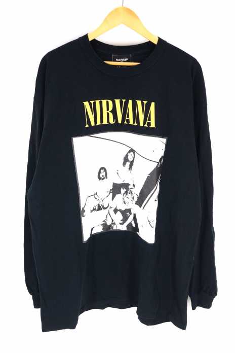HALFMAN(ハーフマン) NIRVANA プリント メンズ トップス