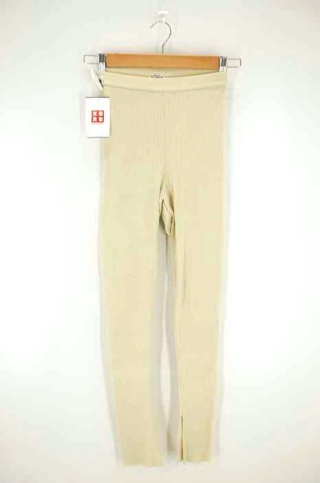 AURALEE（オーラリー） HIGH GAUGE RIB SLIT TIGHTS レディース パンツ
