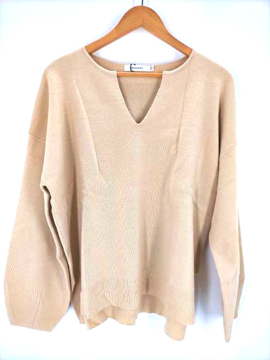 moussy(マウジー) 20AW KEY NECK LOOSE ニット レディース トップス