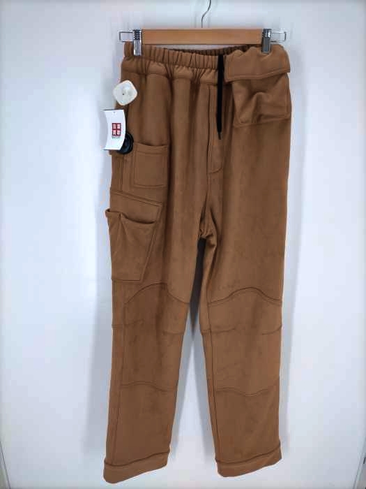 XANDER ZHOU（ザンダーゾウ） 19AW フェイクスウェードポケットスウェットパンツ メンズ パンツ