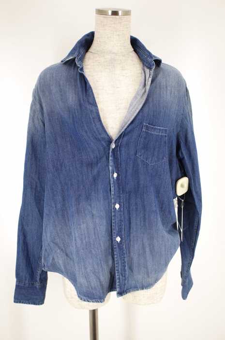 Frank & Eileen × Ron Herman （フランクアンドアイリーン × ロンハーマン） デニムオープンカラーシャツ レディース トップス
