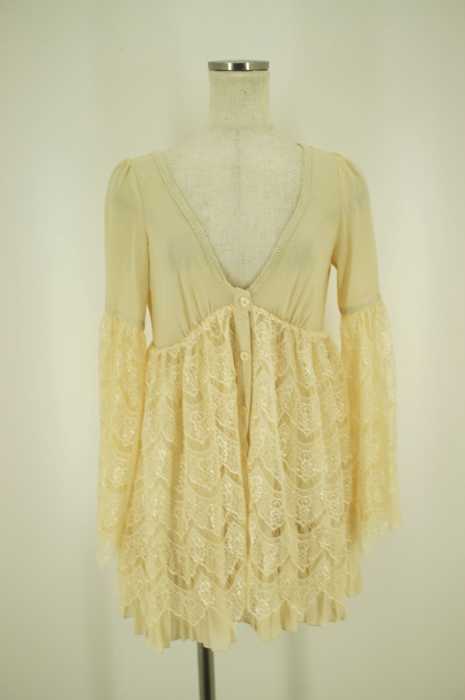 CECIL McBEE （セシルマクビー） シフォンレースブラウス レディース トップス