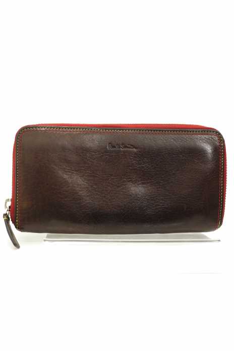 Paul Smith （ポールスミス） ラウンドジップレザーウォレット メンズ 財布・ケース