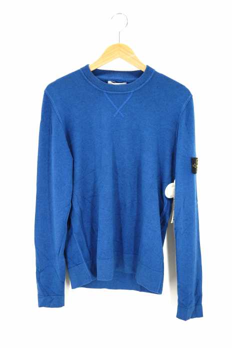 STONE ISLAND （ストーンアイランド） Crew Neck Sweater コットン×ウールクルーネックニットセーター メンズ トップス