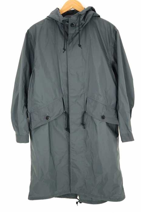 MHL. （エムエイチエル） SUPERLIGHT PROOFED COTTON スーパーライト プルーフド コットン フードコート メンズ アウター