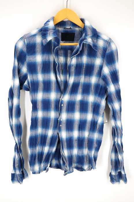 jun hashimoto（ジュンハシモト） WRINKLE CHECK SHIRTS メンズ トップス