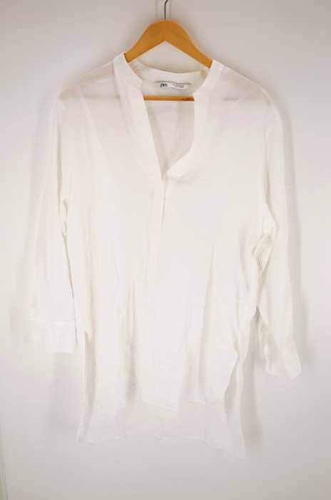 ZARA(ザラ) スキッパーロングシャツ レディース トップス