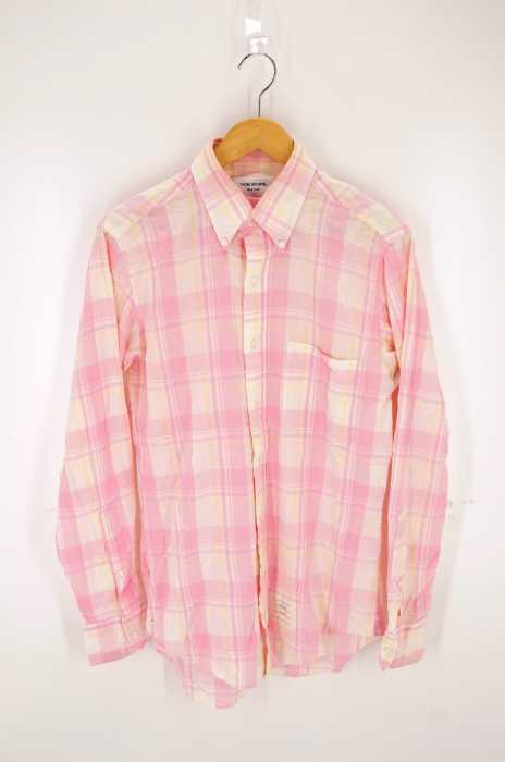 THOM BROWNE（トムブラウン） チェックシャツ メンズ トップス