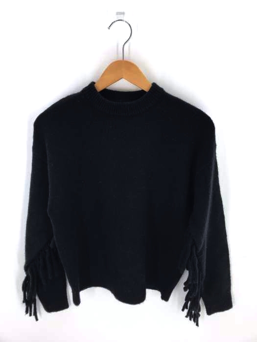 CLANE(クラネ) Fringe sleeve knit tops レディース トップス