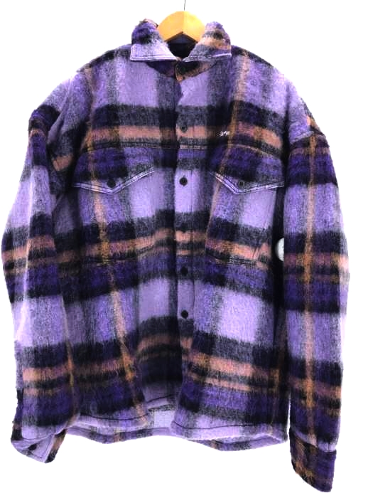 SELFMADE BY GIANFRANCO VILLEGAS（セルフメイド） MOHAIR CHECK OVERSIZED SHIRT メンズ アウター