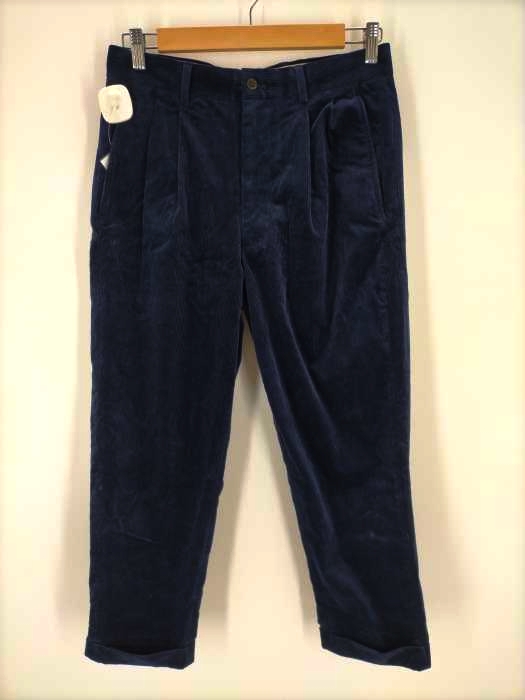 UNITED ARROWS green label relaxing（ユナイテッドアローズグリーンレーベルリラクシング） コーデュロイ 2P ワイド テーパード パンツ メンズ パンツ