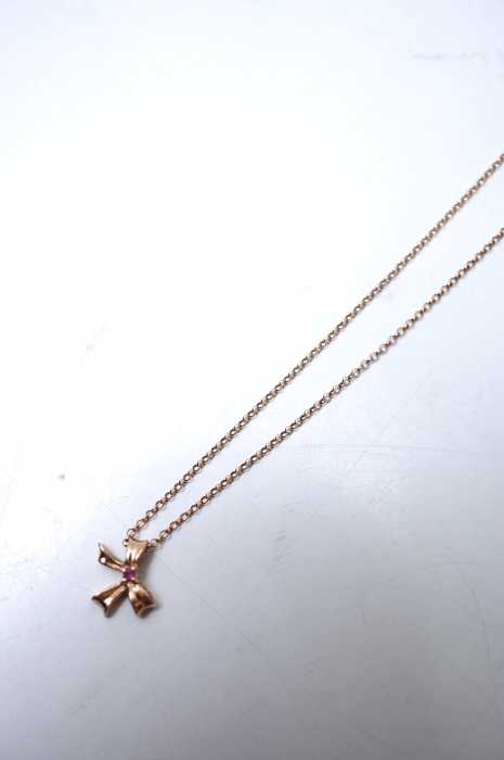 EASE DESIGN × bpr BEAMS (イーズ デザイン×ビーピーアールビームス) リボンネックレス レディース アクセサリー