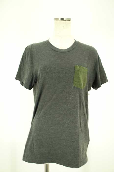 Abercrombie & Fitch (アバクロンビーアンドフィッチ) ネップ加工胸ポケットTシャツ メンズ トップス
