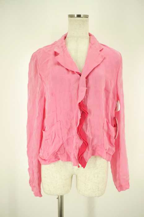 robe de chambre COMME des GARCONS (ローブドシャンブルコムデギャルソン) AD2000 製品染めシルクシャツ レディース トップス