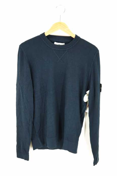 STONE ISLAND (ストーンアイランド) Crew Neck Sweater コットン×ウールクルーネックニットセーター メンズ トップス