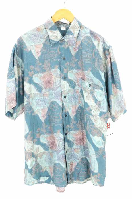 USED古着  （ユーズドフルギ） シルク柄シャツ メンズ トップス