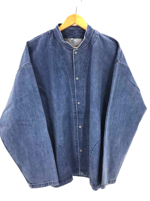 MUJI labo（ムジラボ） ライトオンスデニム スタンドカラーシャツ メンズ トップス
