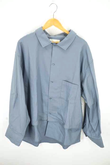 shiki tokyo（シキトウキョウ） 2way OVERSIZED LAYERED SHIRT メンズ トップス