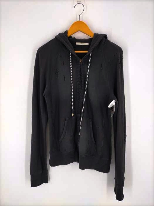 BIAS（バイアス） ダメージ加工ジップアップパーカー メンズ トップス